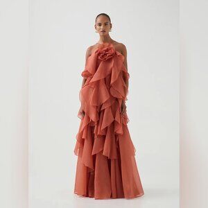 Aje Pandorea Layered Maxi Dress